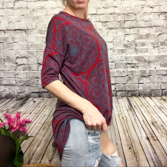 ‼️NWOT Lularoe High Low Irma Tunic Tee‼️ - Picture 4 of 8